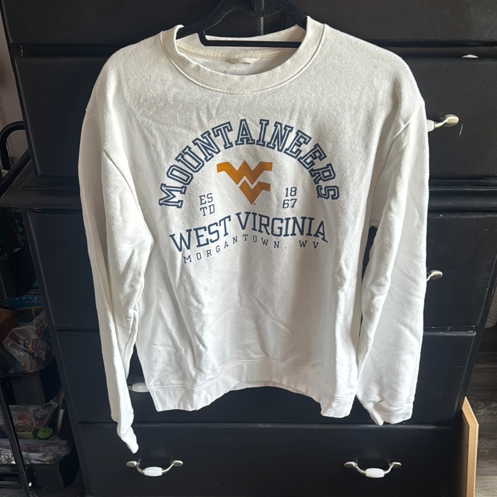 League White and Blue Unwind Sweatshirt
